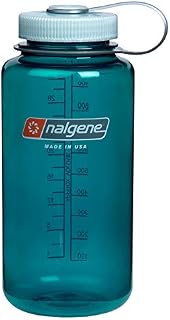Nalgene Tritan Wide Mouth BPA-Free Water Bottle, Trout Green, 32-Ounces