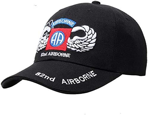 OYSTERBOY US Army D82 The 82nd Airborne 3D Embroidered Military Baseball Sport Cap
