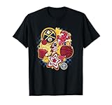 NBA Denver Nuggets Psychedelic Basketball Collage T-Shirt