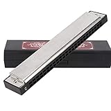 Marque tonale pour les débutants : Naviguez facilement dans l'harmonica grâce aux marques tonales sur le côté gauche de la grille, ce qui le rend pour les débutants optant pour un harmonica à clé C.