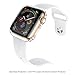 Tranesca 4 Pack 44mm Case Compatible with iWatch Series 6/SE/5/4 Screen Protector Overall Protective Ultra-Thin TPU HD Clear Cover - Clear+Black+Gold+Rose Gold