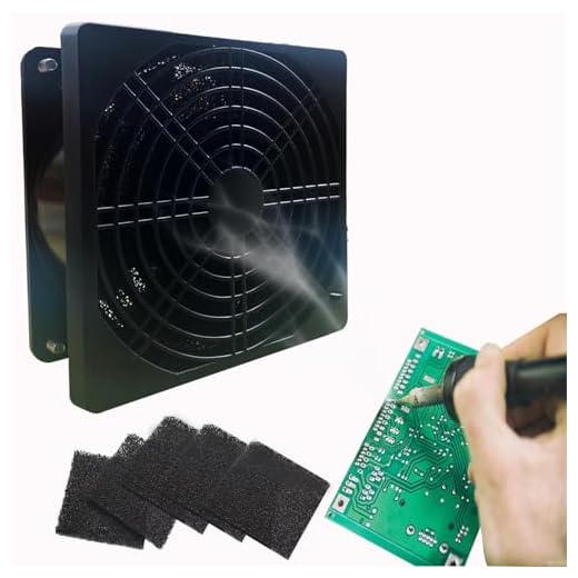 Solder Fume Extractor Soldering Smoke Absorber Welding Smoke Remover with 5 Carbon Filters