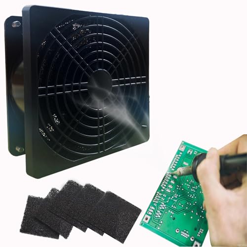 Solder Fume Extractor Soldering Smoke Absorber Welding Smoke Remover with 5 Carbon Filters by IQIETOY - Used condition - CA$23.09