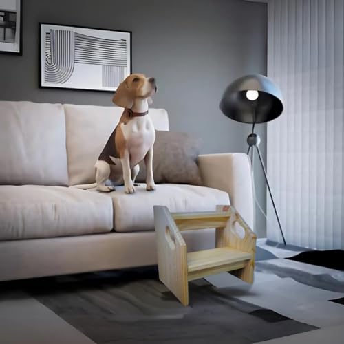 Escadinha 2 Degraus Para Pets E Crianças Madeira Até 150kgs