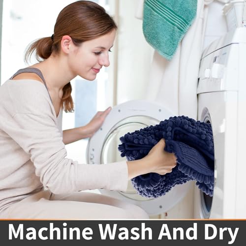 image for Yimobra Toilet Rugs U Shaped 24x20, Soft Comfortable Absorbent Chenill