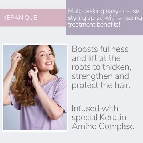 Keranique Lift And Repair Treatment Spray, Keratin Hair Treatment Instant Volume And Body Amino Complex, Free Of Sulfates, Dyes And Parabens, Unscented, 3.4 Fl Oz, 1 Pack (40041-3.4 Fl. Oz.) #TOP1