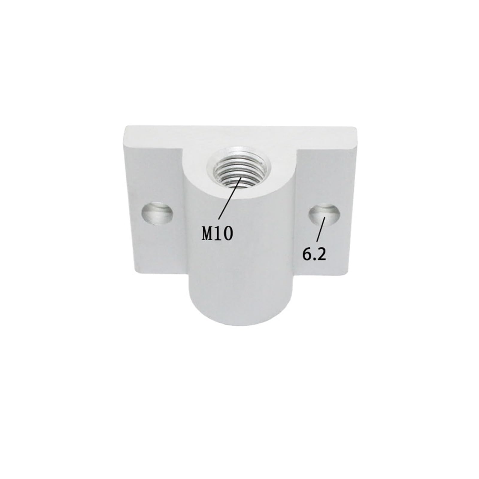 Bloc de connexion 4040 M10 pour profilé aluminium et roulette de châssis