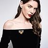 CharmeFleur Spilla Ape, Perno Brooch Ape Stil Vintage Cristallo Decorazioni Insetti Accessori Stilosi per Donne e Uomini Festa Incontro Spille Quotidiane per Donne #5