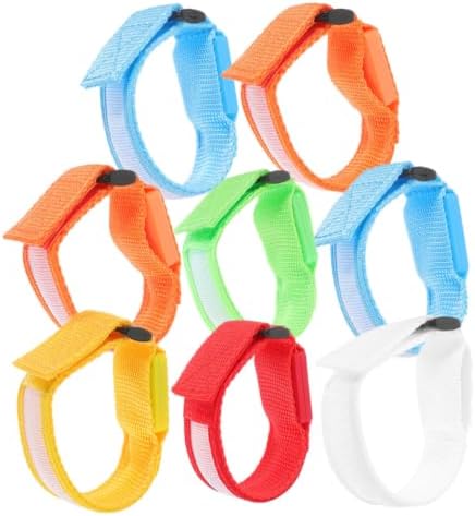 Pulsera Led 8 Piezas Pulsera LED Iluminada de Nailon, Batería | Superbrillante y ...