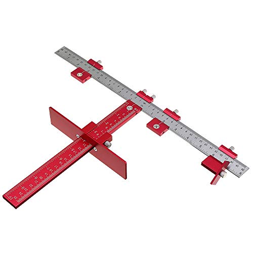 Gabarit de perçage hole punch en aluminium pour tiroir et placard - 2