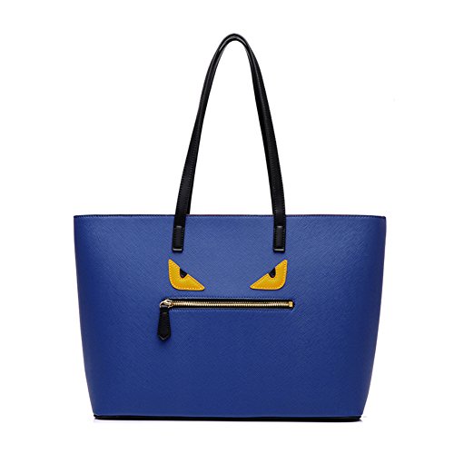 Sac à main de dames coréenne petits monstres bleu et sac à bandoulière épuré