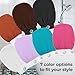 Natural Elephant Exfoliating Hammam Glove | Authentic Moroccan Kessa Body Scrub Mitt for Spa-Quality Skin Renewal | Pure Black Single
