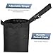 FONDOTIN Black Wheelchair Oxygen Storage Pouch Non Tank Holder for Medical Use Compact Folding Design for for Home and Hospital Use