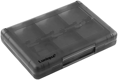 Luniquz 26 in 1 Game Card Case Holder for Nintendo New 3DS / 3DS / Dsi/Dsi XL/Dsi LL/DS/DS Lite Cartridge Box/Black