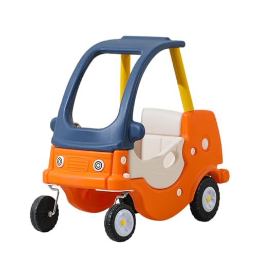 AOUDN歩行器 ベビーウォーカー 赤ちゃん 歩行機 歩き方学習 知育玩具 ベビー用品 出産祝い おしゃれ ベビー用品 組み立てが簡単 (消防車(オレンジ色))