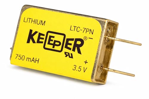 FedCo Batteries Compatible with EaglePicher LTC-7PN EaglePicher Keeper Specialty Battery - 3.5V44; 750mAh