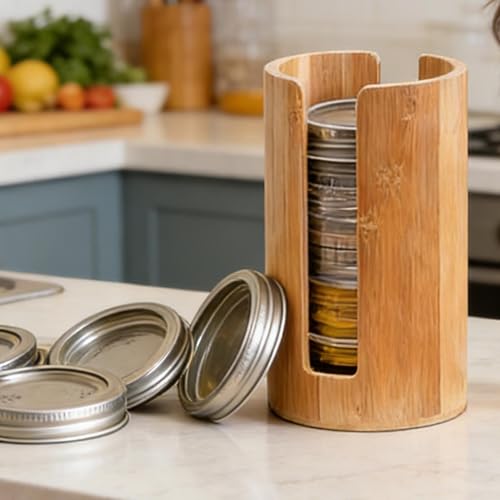 Support de rangement pour couvercle de tasse et bouteille compact