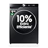 Samsung Lavatrice AI Control WW90DG6U85LB/U3 Libera installazione, 9 Kg, 1400 RPM, Wifi, Ecodosatore, Vapore, Carica Frontale, Corpo: Nero, Oblò: Nero, 60l x 85h x 60p cm, Normal