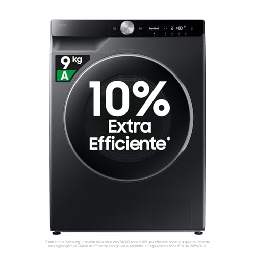 Samsung Lavatrice AI Control WW90DG6U85LB/U3 Libera installazione, 9 Kg, 1400