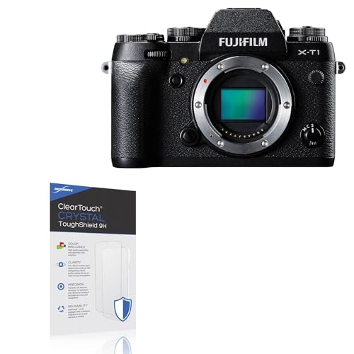 BoxWave Screen Protector Compatible With Fujifilm X-T1 IR - ClearTouch Crystal ToughShield 9H (2-Pack), Clear 9H Tough Flexible Film Screen Protector