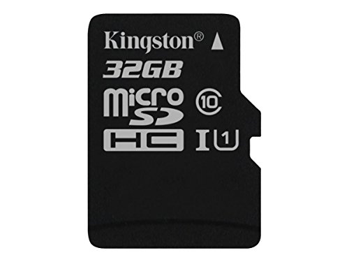 Dai vita ai tuoi video in HD Kingston SDCS/32GBSP Canvas Select MicroSD, Velocità UHS-I di Classe 10, fino a 80 MB/s in Lettura, senza Adattatore SD