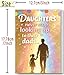 FANCYLUCKY Happy Father’s Day Card for Dad, Funny Fathers Day Card Gifts from Daughter, Sentimental Father Daughter Card