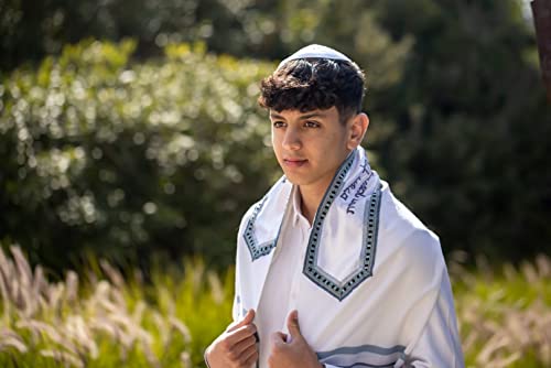 Personalized Peace Tallit, Wool Tallit, Bar Mitzvah Tallit, Wedding Tallit, Hebrew Prayer Shawl3