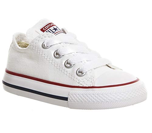 Converse Toddler White All Star Ox Trainers UK 2 Infant