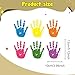 JISADER 30Pcs Colorful Hand Cutouts Hand Accents Decorative Paper Cutting Helping Hands for Wall Locker Back to School Season Cubby