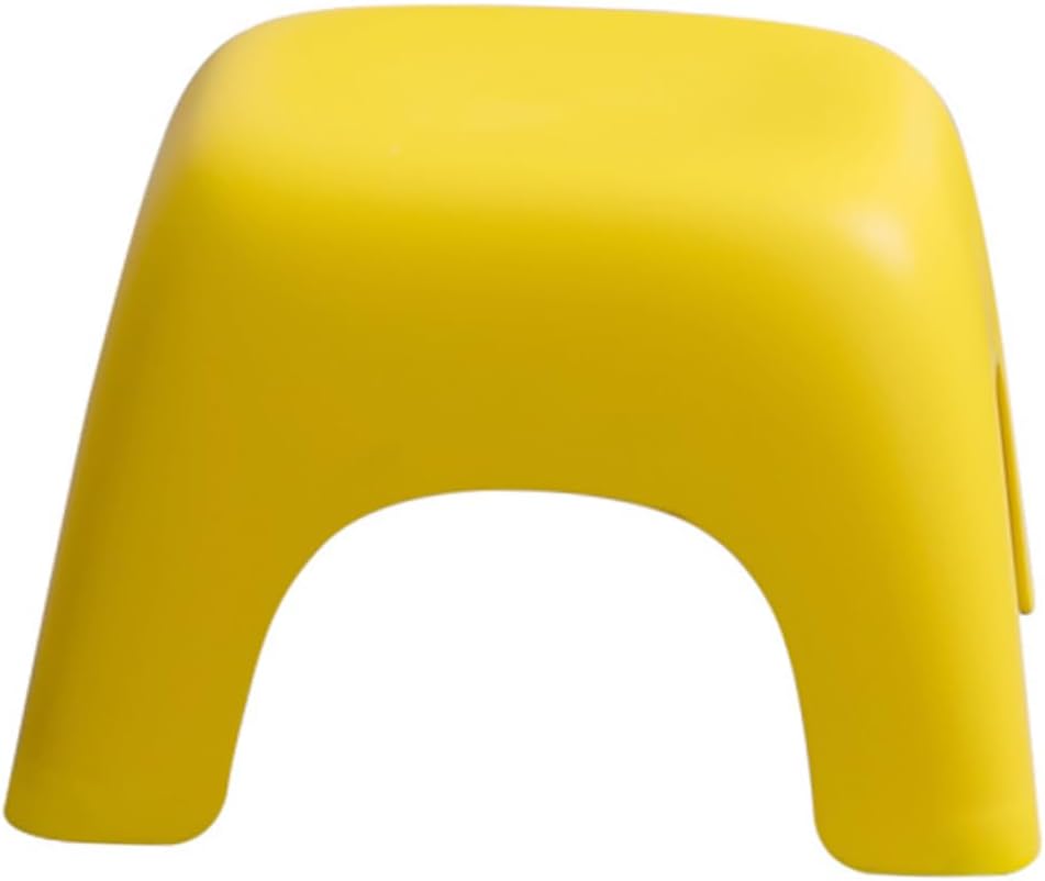 DECHOUS Small Step Stool Non Skid Footstool with Rounded Edges Stackable Plastic Stool for Bathroom Bedroom Living Room Strong Load Bearing and Portable Design