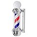 Produktbild lqgpsx Wasserdichter Barbier-Pole-Schild Hellrot Weiß Blau LED-Streifen Outdoor-Retro-LED-Beleuchtung Rotierender Salon-Friseurschild Sehr hell Energie sparen Wandleuchte 88cm / 35in, A.