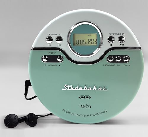 Reproductor de CD antisaltos Studebaker SB3703MW con radio integrada 5