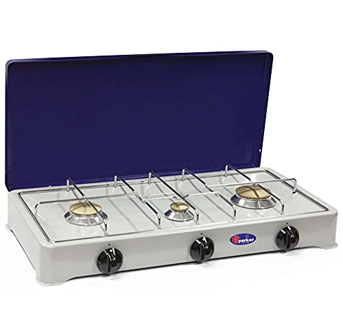 Parker Fornello 3 Fuochi Gas Metano 5328CGBm