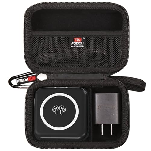 FBLFOBELI Hard Travel Case Replacement for UCOMX Nano/for Iseyyox/for RTOPS/for LISEN 3 in 1 Charging Station, Foldable Magnetic Charging Station Storage Holder, Case Only