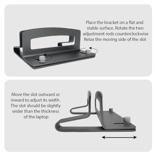 Soporte Vertical Ajustable para Laptop de Aluminio miniatura 5