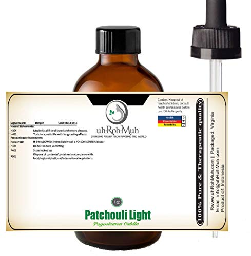 100% Pure Patchouli Essential Oil (Patchouli Light) || Indonesia - (4 oz)