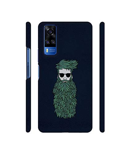 Image of Beard Man Design 3D Printed Hard Back Case Cover for Vivo Y51A / Y31 (2021)