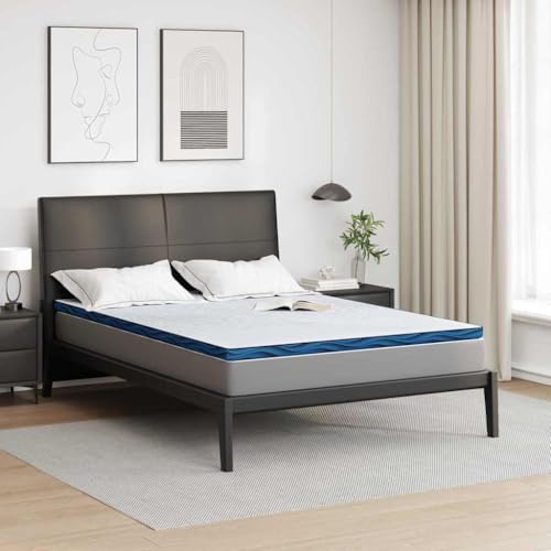 Genérico Sobrecolchón 160 x 200 x 6 cm Tela Jacquard,Casa y jardín,Ropa de casa,Ropa de Cama,Protectores para colchones,Cubrecolchones-4106261