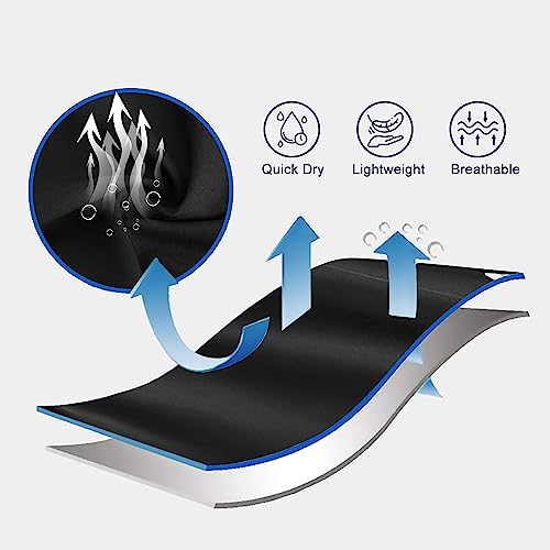 Hodo Mens Big And Tall Swim Trunks Black 6Xl #TOP4