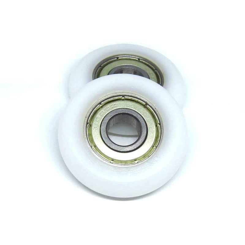 4 Stück Außendurchmesser 40 mm Rudergerät Rad 10 x 40 x 10 mm BSR600040-10 Rudersitz Rollenlager Pulley-CN, Weiß