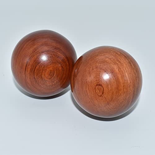 Bcqli 2 Inches Baoding Balls Chinese Health Exercise Stress Balls Rosewood #TOP3