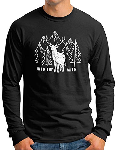 T-shirt randonnée homme OM3 Wildlife Woods manches longues