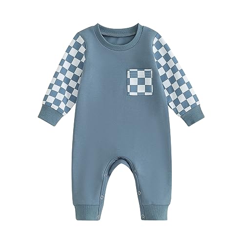Christmas Baby Clothes Newborn Baby Boy Outfit Infant Sweatshirt Jumpsuit Long Sleeve First Christmas Romper 0-18M