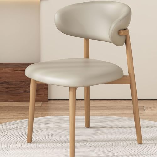 Sillas de Comedor Modernas de Mediados de Siglo, de Alta Resistencia, cómodas y Suaves, con Asiento tapizado, Estilo Minimalista Vintage, para Comedor, Dormitorio, Sala de Estar, b