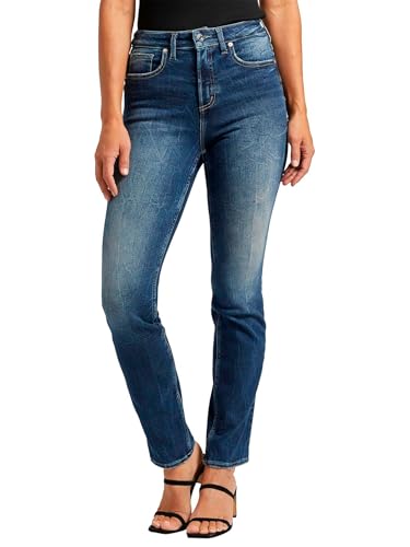 Silver Jeans Co. Women's Infinite Fit High Rise Straight Leg Jeans-Legacy