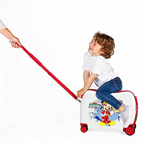 Miniatura 2 de Disney Mickey Joy Maleta Infantil Multicolor 50x38x20 Cms Rígida Abs Cierre Combinación 34l 2,1kgs 4 Ruedas Equipaje De Mano