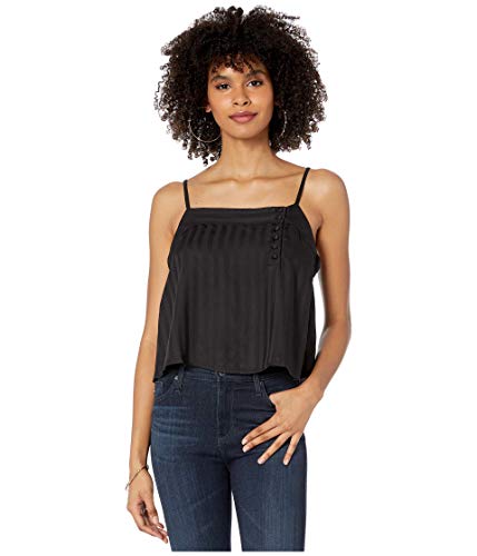 Volcom Women's Junior's Brunch Babe Cami Top Black