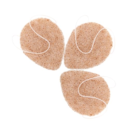 Baluue 3Pcs Facial Cleansing Pads Reusable Exfoliating Face Scrubbers for Deep Cleansing Soft Wash Pads for Sensitive Skin for Home and Travel Use