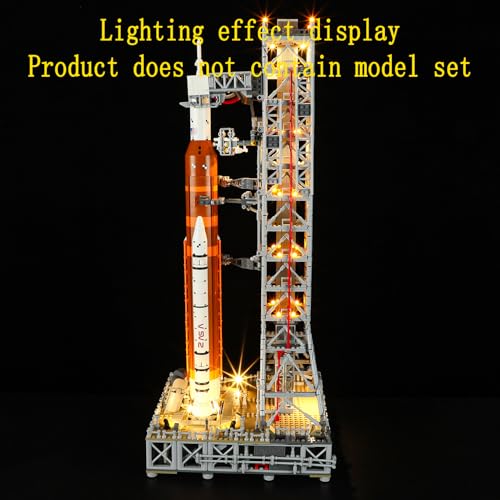GEAMENT LED Light Kit Compatible with Lego NASA Artemis Space Launch System - Lighting Set for Icons 10341 (Model Set Not Included) - Image 5