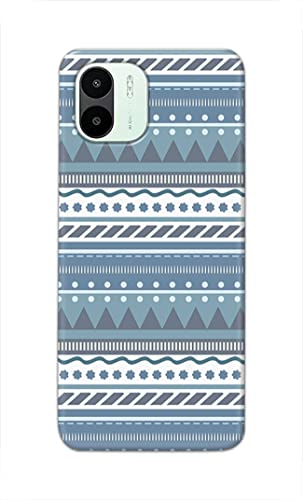 Image of PRINTFIDAA Printed Hard Back Cover Case for Mi Redmi A1 2022 Back Cover (Seamless Geometric Tribal Pattern) -1803